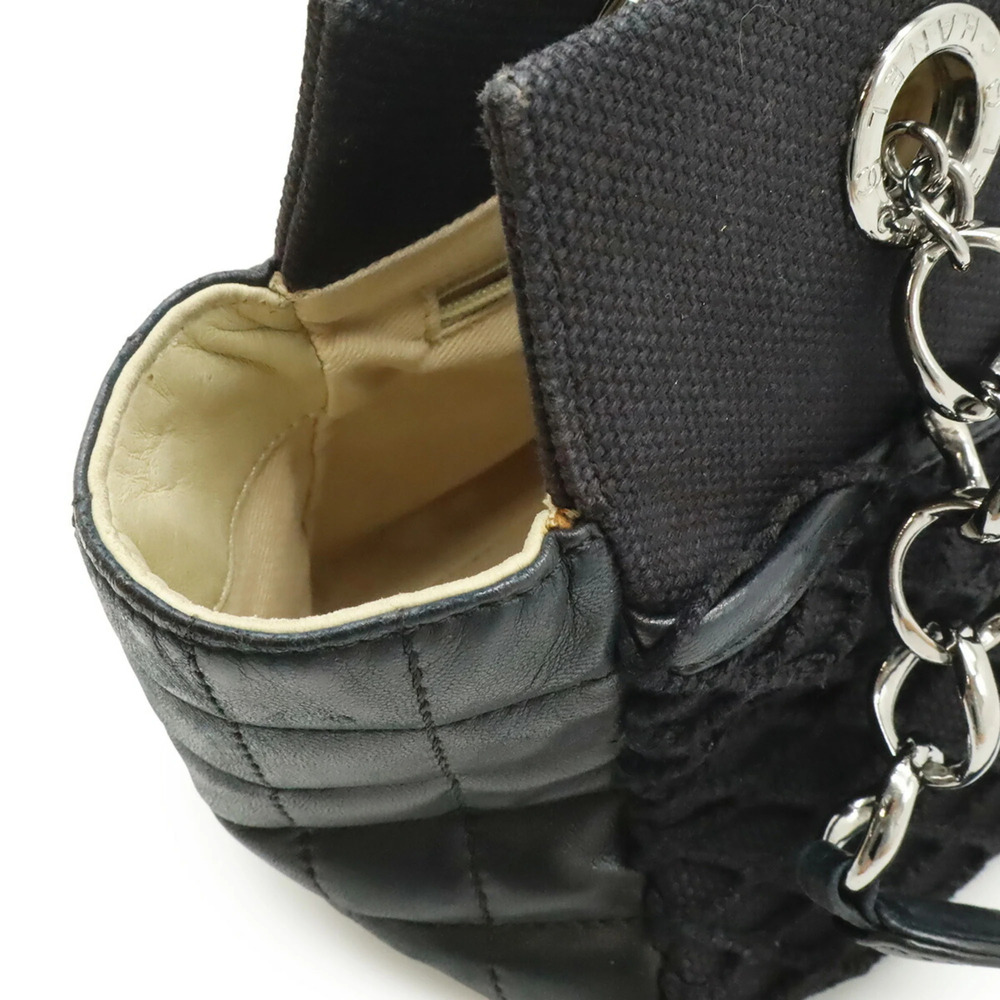 CHANEL Black Leather Tote Bag - Picture 9 of 10